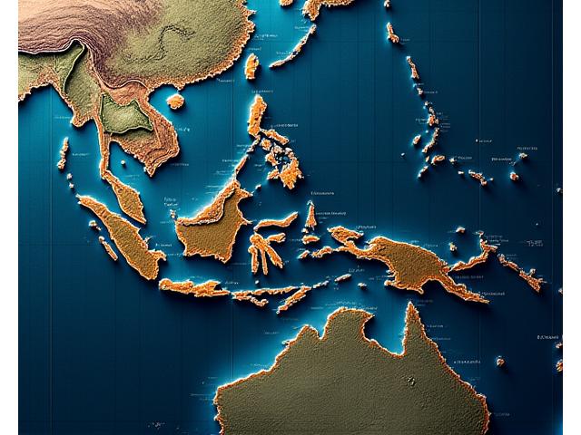 世界地図上に点在する海洋神話の伝承地が光るインタラクティブマップ